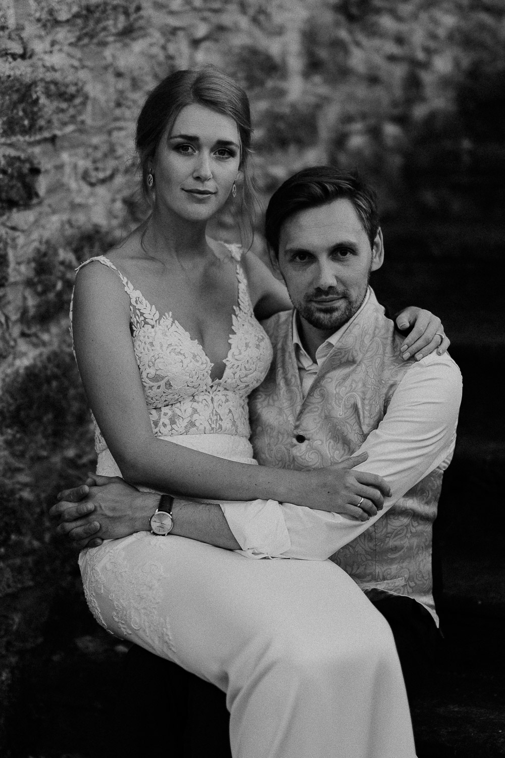 Der Hochzeitsfotograf Axel Link zeigt Bilder, die er als Fotograf auf einer Hochzeit im Schloss Weikersheim gemacht hat. Braut und Bräutigam mit Gäste bei der Trauung und Hochzeitsfeier.